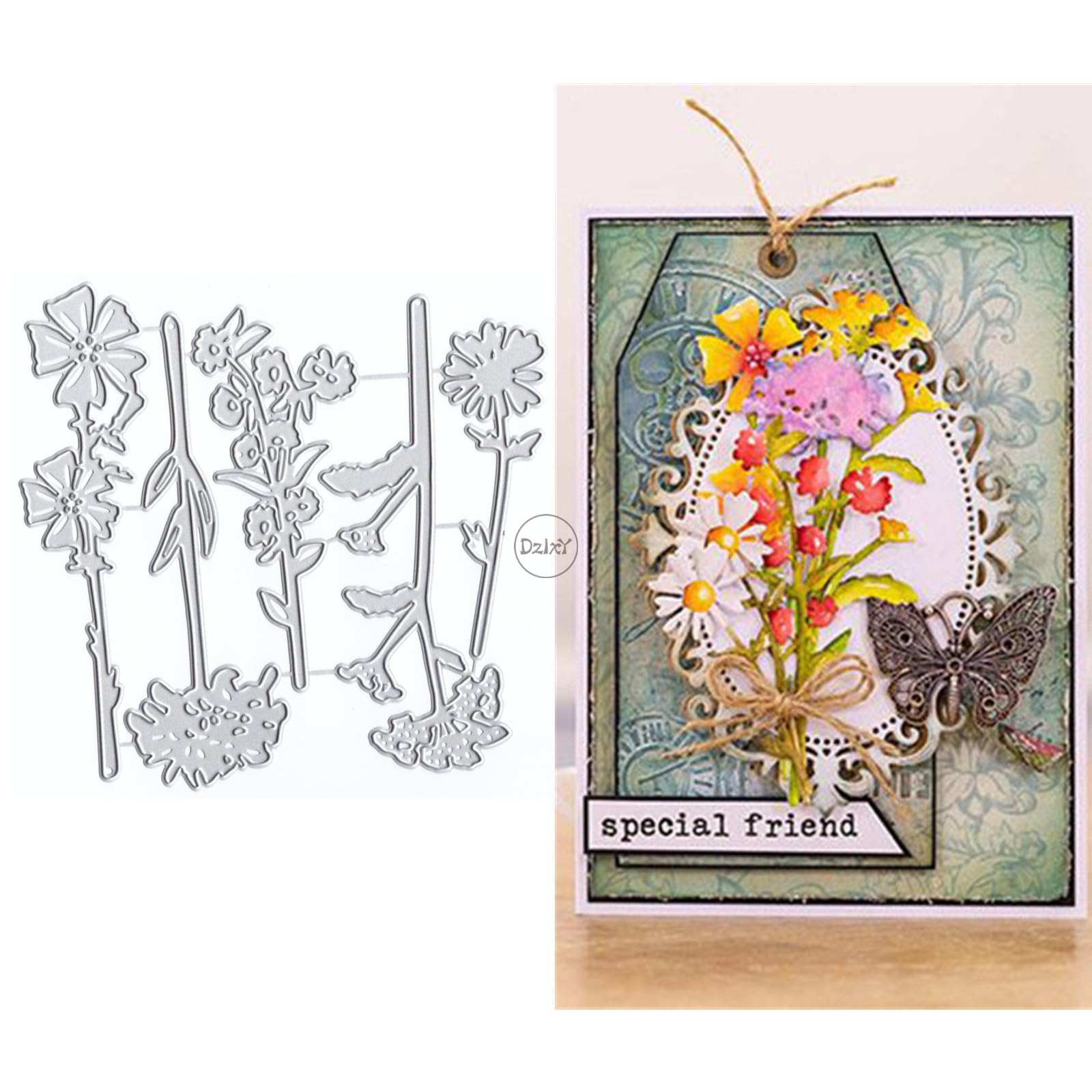 Matrices de découpe scrapbooking DzIxY, pochoirs gaufrage et rangement cartes