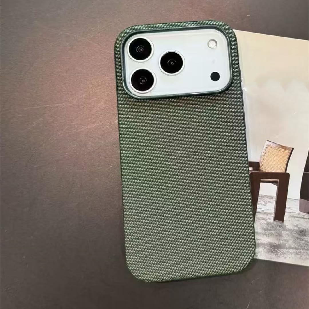 Étui tissé magnétique iPhone 13 Pro Max vert idéal pour vos déplacements - 5