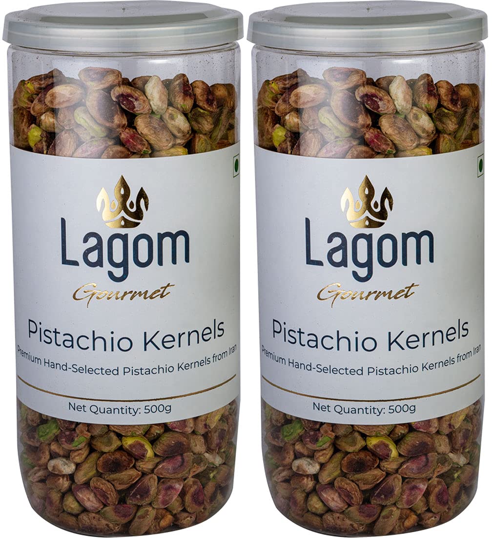Lagom Gourmet Pistachio Kernels 1 Kg | All Natural | No Preservatives | No Additives | Gluten Free | Vegan | Plant Based | Non Gmo | Nuts | Dry Fruits | Pistachios | Pista Without Shell (B09B3TZ1RY) Amazon Price History, Amazon Price Tracker