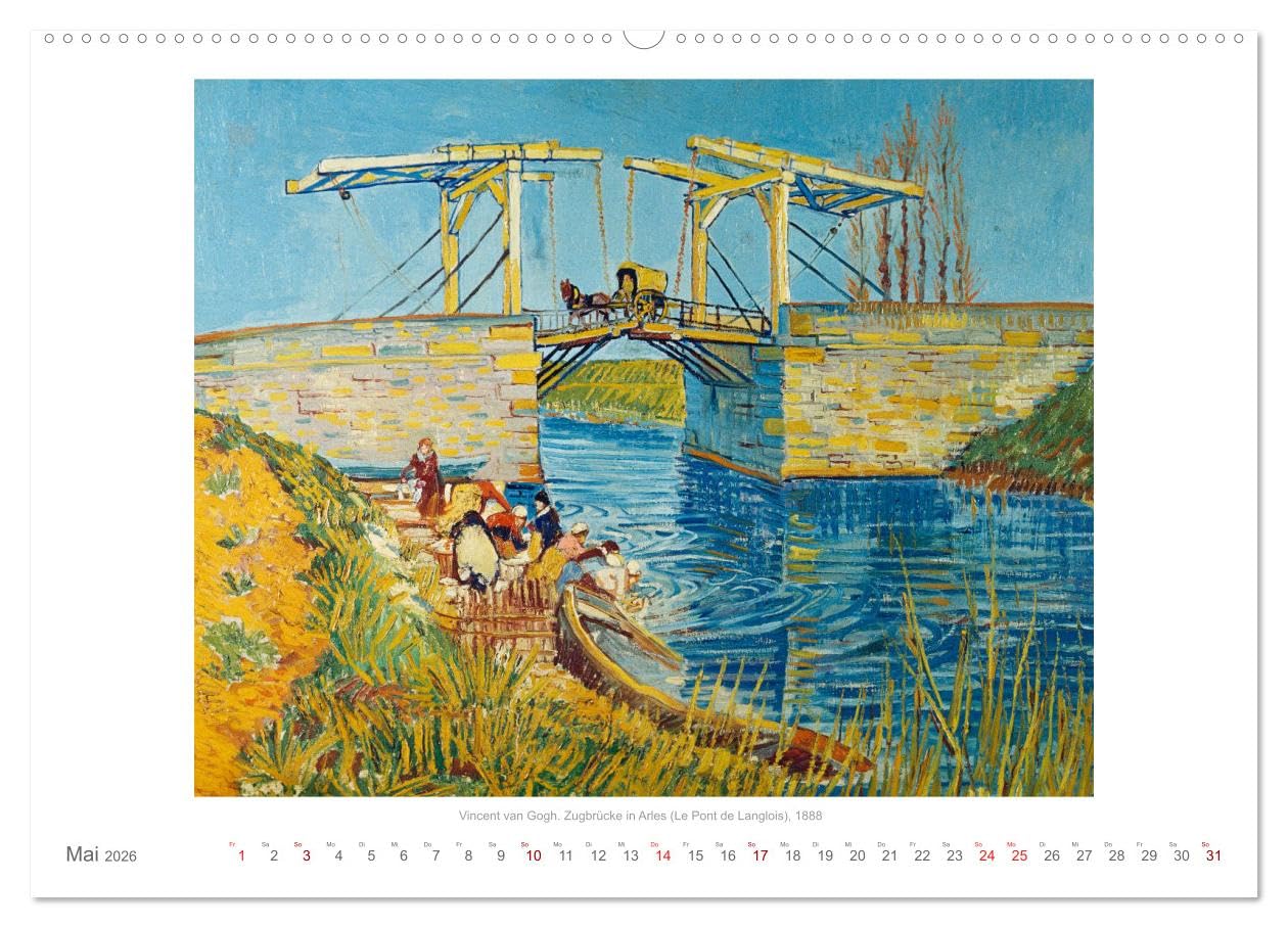 Klassische Moderne 2026 - Mit Kunst durchs Jahr (hochwertiger Premium Wandkalender 2026 DIN A2 quer), Kunstdruck in Hochglanz: Zwölf schöne Gemälde ... des 20. Jahrhunderts (CALVENDO Kunst)