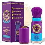 BOB KIDS SPF 30 Brush On Mineral Powder Sunscreen, Broad Spectrum Protection, Water Resistant 80 Mins, Fragrance Free, Easy to Apply for Kids & Babies, Mfg in USA