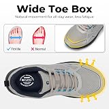 Buty do biegania FitVille Męskie bardzo szerokie buty do biegania w terenie Szerokie lekkie buty sportowe Buty outdoorowe Wygodne buty fitness Buty trekkingowe V3