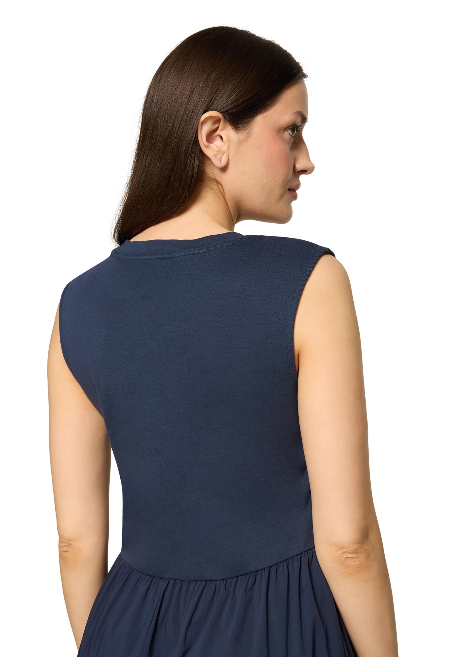 Cartoon Damen Casual-Kleid mit Eingrifftaschen