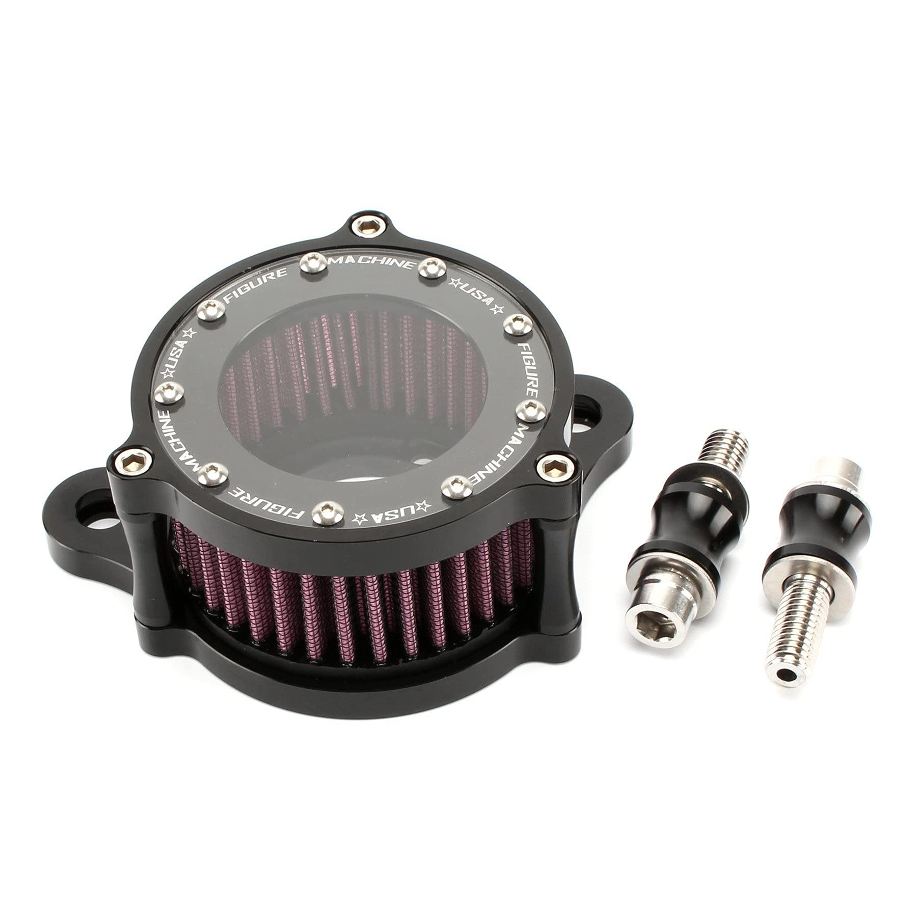 Filtr powietrza motocykla zestaw układu dolotowego filtra CNC, dla Harley, Sportster XL883 XL1200 Iron 883 48 72 siedemdziesiąt dwa 1991-2021 Wymiana filtra powietrza w motocyklu