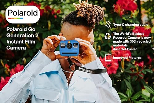 Miniatura 7 de Polaroid Go Generation 2 - Mini cámara de película instantánea, azul (9147), solo compatible con Go Film