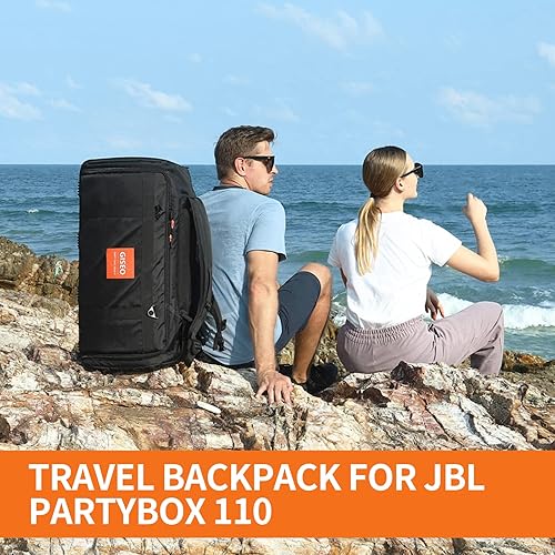 Miniatura 6 de Bolsa para altavoces, mochila portátil para altavoces, estuche de almacenamiento de viaje para altavoces JBL 110120, mochila de transporte para