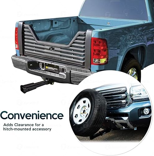 Miniatura 9 de Zone Tech - Extensor de tubo receptor de enganche de remolque, extensores de tubo receptor de extensión de enganche de remolque de alta calidad para