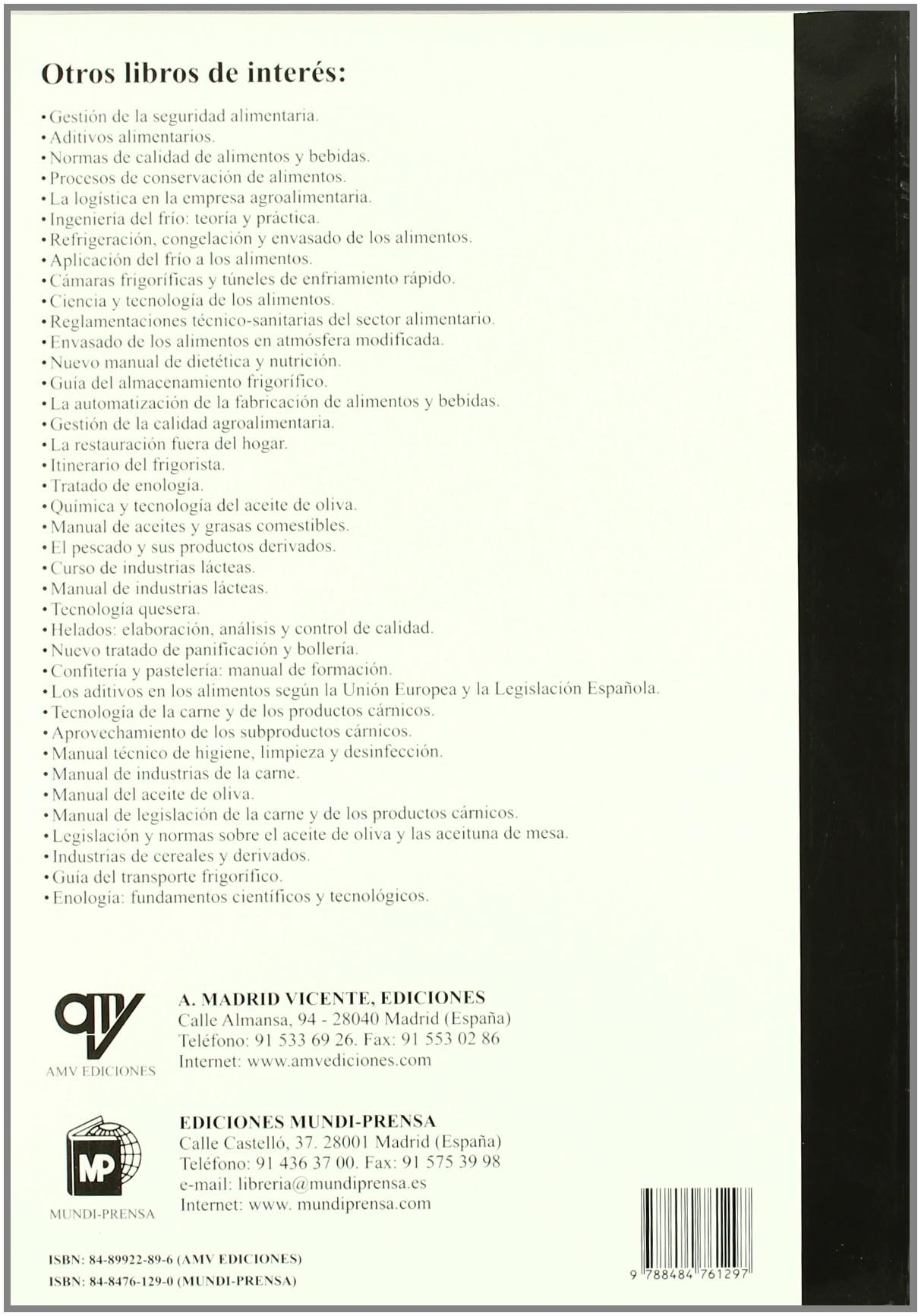 Procesos de elaboración de alimentos y bebidas (Industrias Alimentarias)