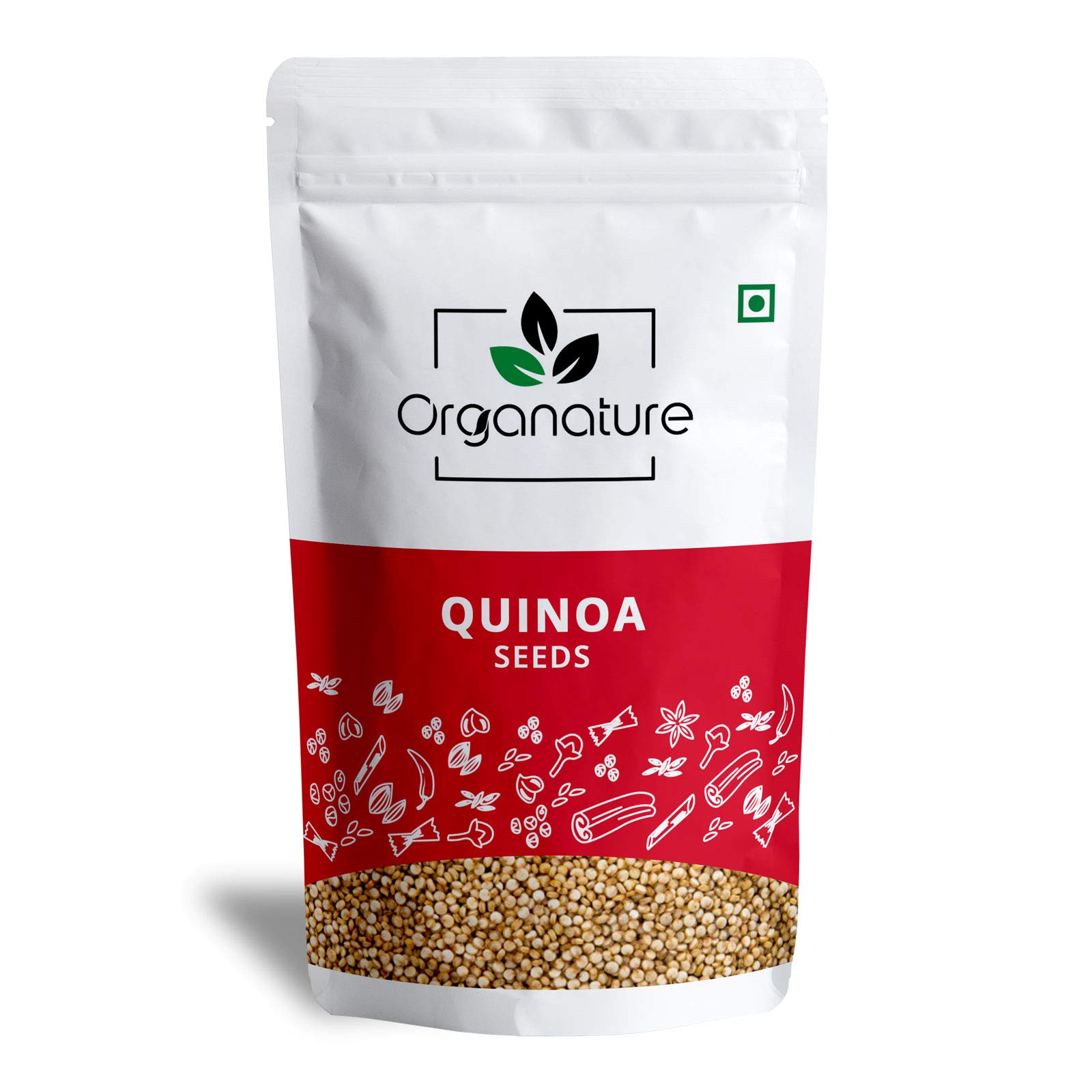 Organature Fresh White Quinoa Seeds | Whole Quinoa Seeds Diet Food for Weight Loss, High in Protein and Calcium - (5 Kg) (B08ZNF63XG) Amazon Price History, Amazon Price Tracker