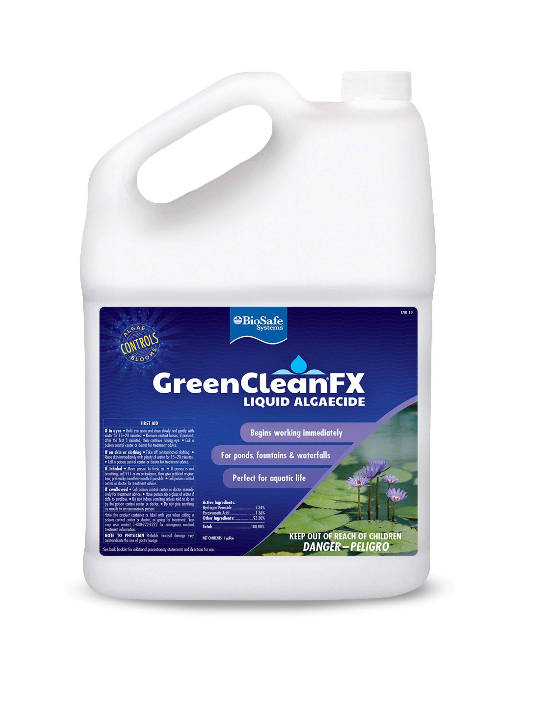 Amazon.com : GreenCleanFX Liquid Algaecide - 1 Gallon (Case
