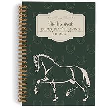 Equestrian Training Spiral Notebook, Horse Journal, Horse Notebook, Equestrian Gifts for Women Grils, Horse Trainer Office Supplies Gifts for Horse Lovers Women Men, 5.5X8.3 Inch