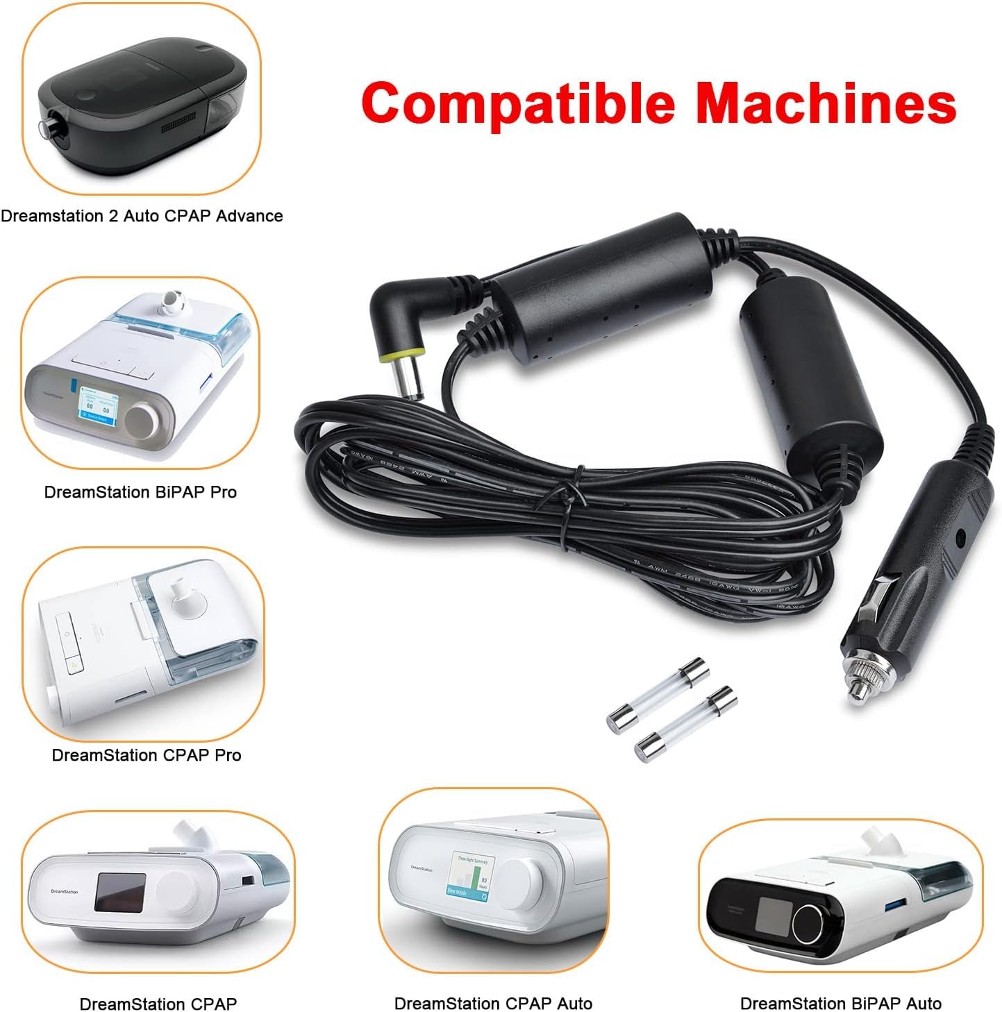 Amazon.com: 12V DC Adapter Cable, 12V Adapter Cable Cord DC Power