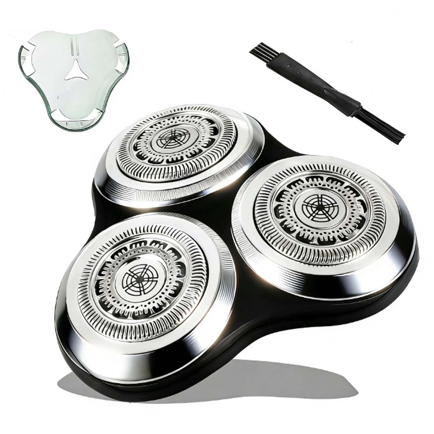 Tête de rasage de remplacement complète pour série 9000, tête de rasage SH90 compatible avec S9911 S9731 S9711 S9511 S9111 S9031 S9988 (argent)