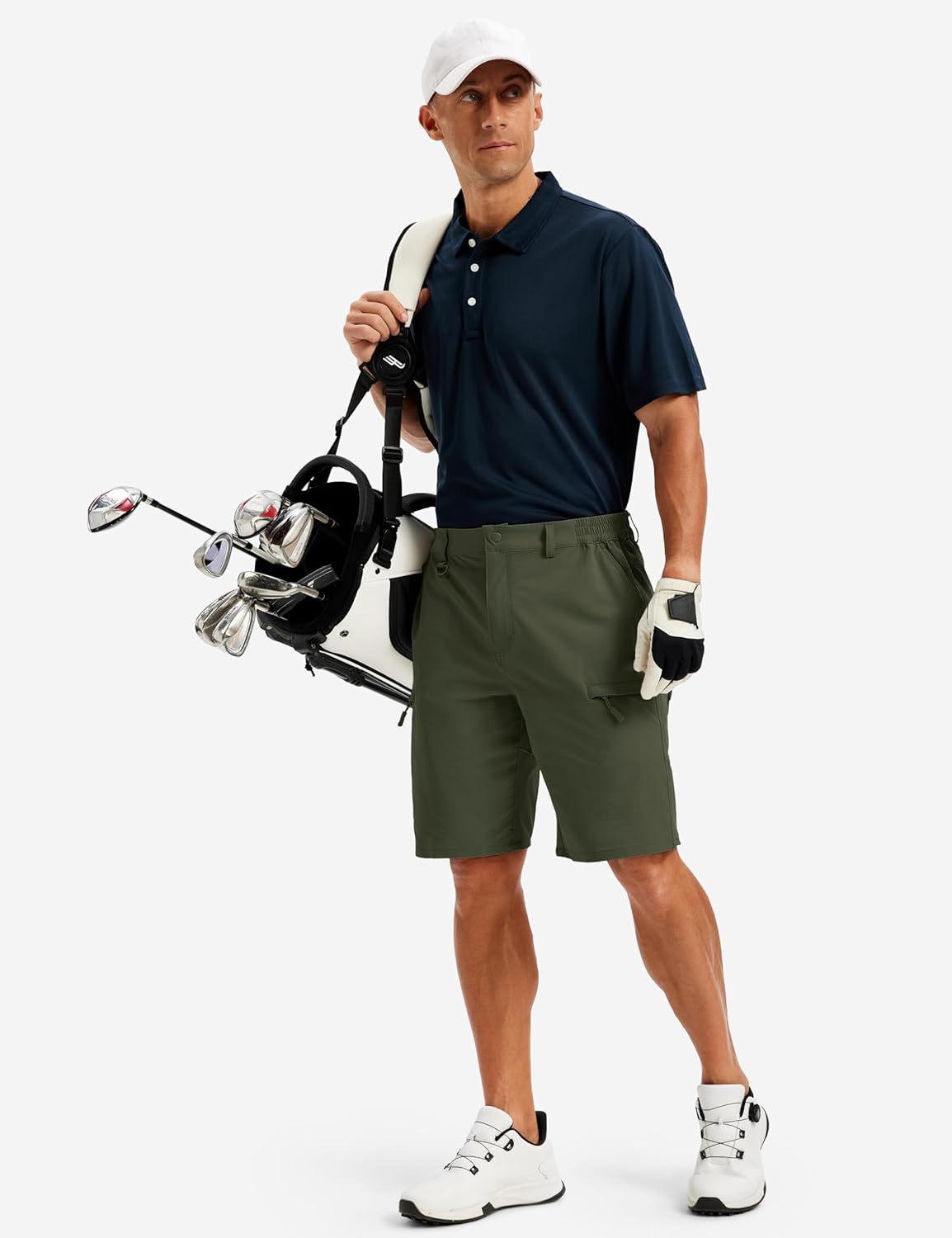 TACVASEN Men's Hiking Cargo Shorts Quick Dry Lightweight for Outdoor Golf Fishing Tactical Casual with Multi Pockets - Image 7