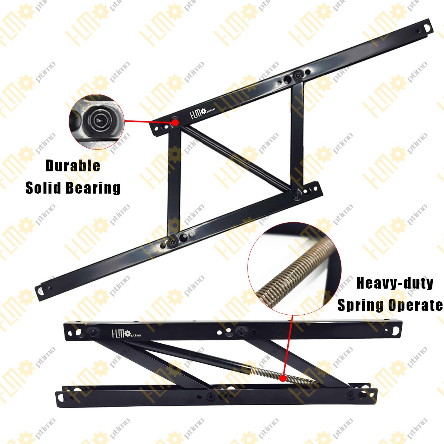 Buy HLMxOptimo Spring Loaded Lift Top Hardware Lift top Table Mechanism