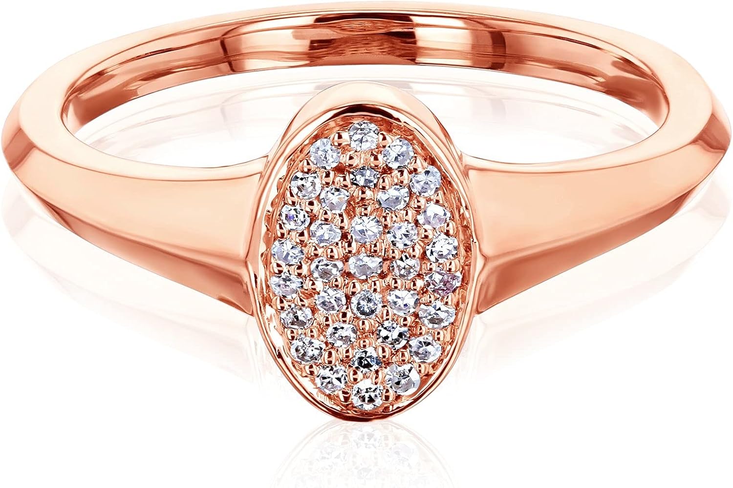 Kobelli Oval Diamond Cluster Ring