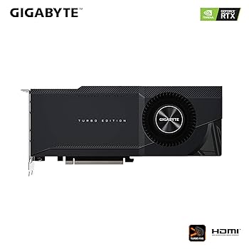 GIGABYTE RTX3090 Turbo GPU メモリ24GB GIGABYTE GeForce RTX 3090 TURBO 24GB GDDR6X Graphics Card