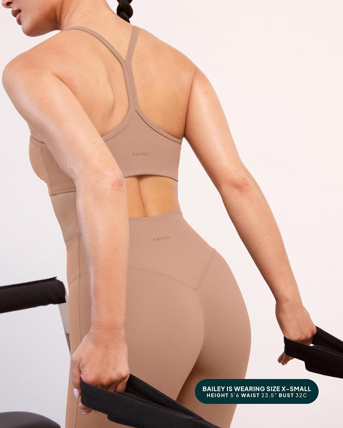 PAVOI ACTIVE Yoga Racerback Bras for Women - Buttery Soft Low Support Scoop Neck Y-Back Thin Strap Sports Bra - FlexFlow - Image 6