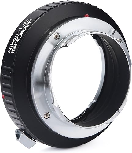 Miniatura 6 de K&F Concept Adaptador de montaje de lente para Nikon Nikkor F Mount Lens a Leica M Mount Camera Body