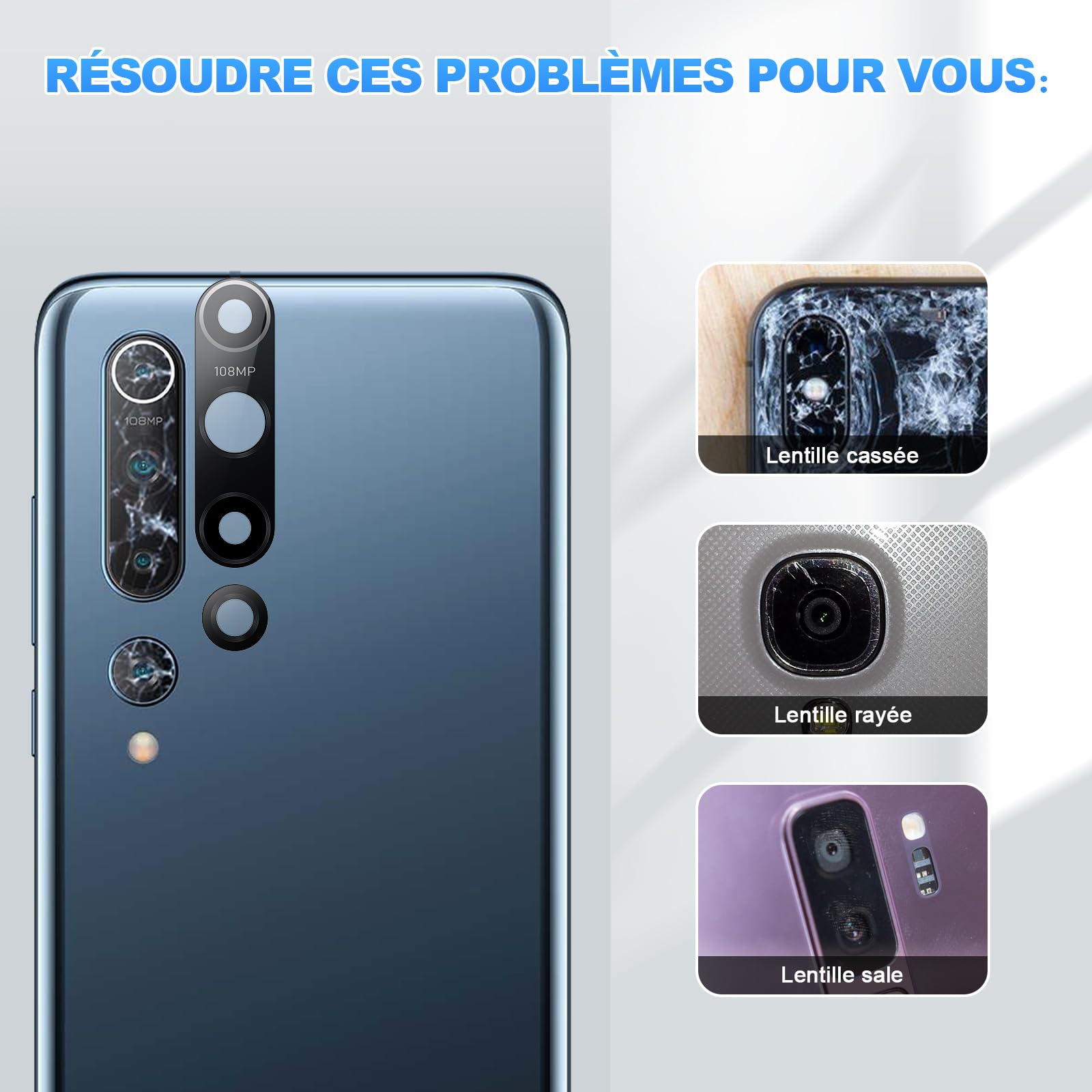 Film protection caméra Xiaomi Redmi Note 12 Pro+ - Transparent