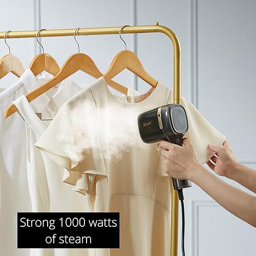 Miniatura 4 de SALAV Quicksteam - Vaporizador portátil de mano para ropa, 10 segundos de tiempo de calentamiento rápido, elimina arrugas en ropa y telas, sin goteo