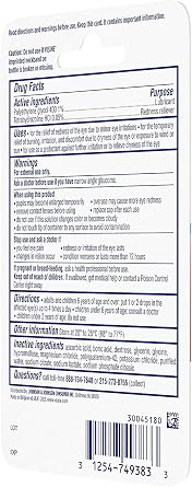 Visine Red Eye Hydrating Comfort Redness Relief and Lubricant Eye Drops to Help Moisturize and Relieve Red Eyes Due to Minor Eye Irritations Fast .28oz