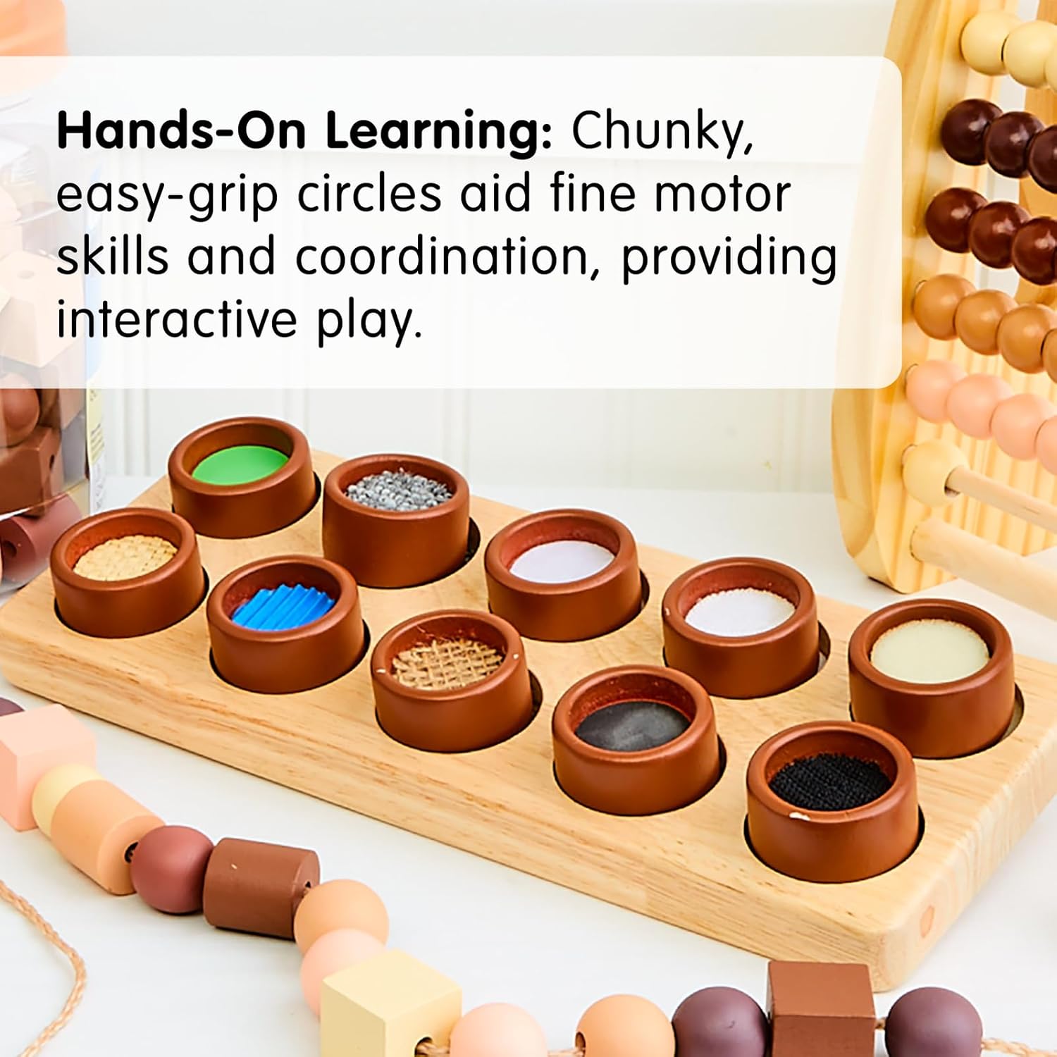 Excellerations Touch and Match Board - Natural