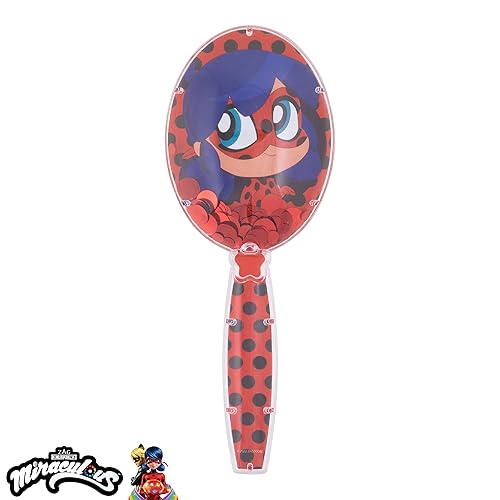 Miniatura 2 de Cepillo de pelo milagroso con estrellas mágicas brillantes y mariquitas, cepillo de pelo de confeti - Cepillo de pelo para niños a partir de 3 años