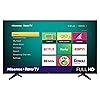 Hisense 40H4F 40-Inch LED Roku Smart TV with Alexa Compatibility (2020) (Renewed)