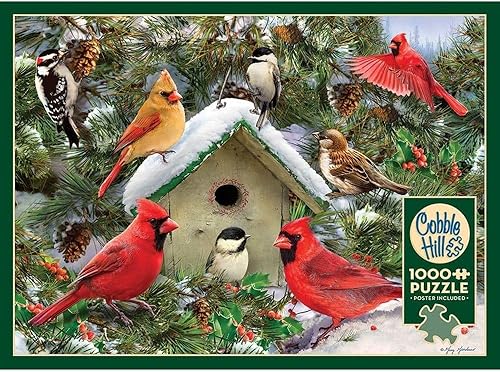 Miniatura 3 de Cobble Hill - Rompecabezas de 1000 piezas, fiesta festiva, póster de muestra incluido