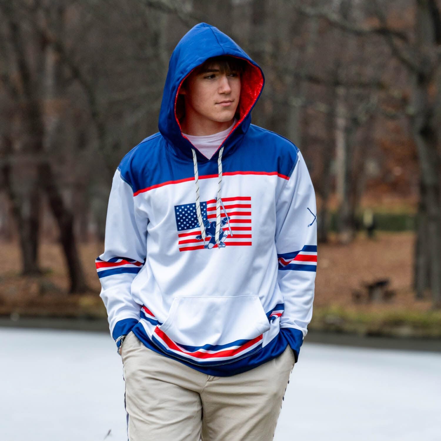 ChalkTalkSPORTS Hockey Hooded Performance Sweatshirts | Hockey Gameday Hoodies | Youth & Adult Sizes - Image 6