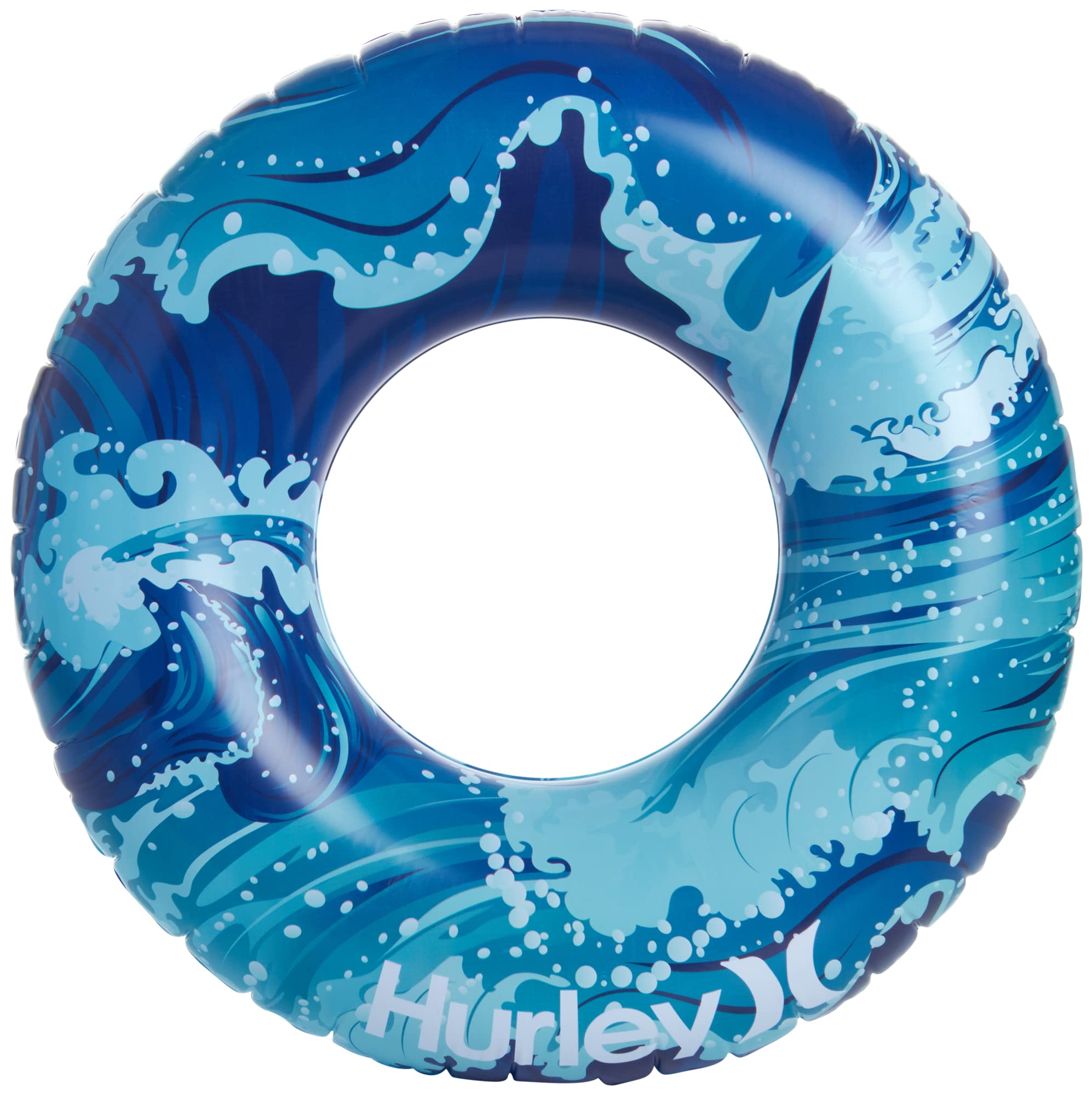 Hurley Inflatable Swim Ring - Swimming Pool Float Inner Tube - Inflatable Pool Toy Donut Ring Float for Kids