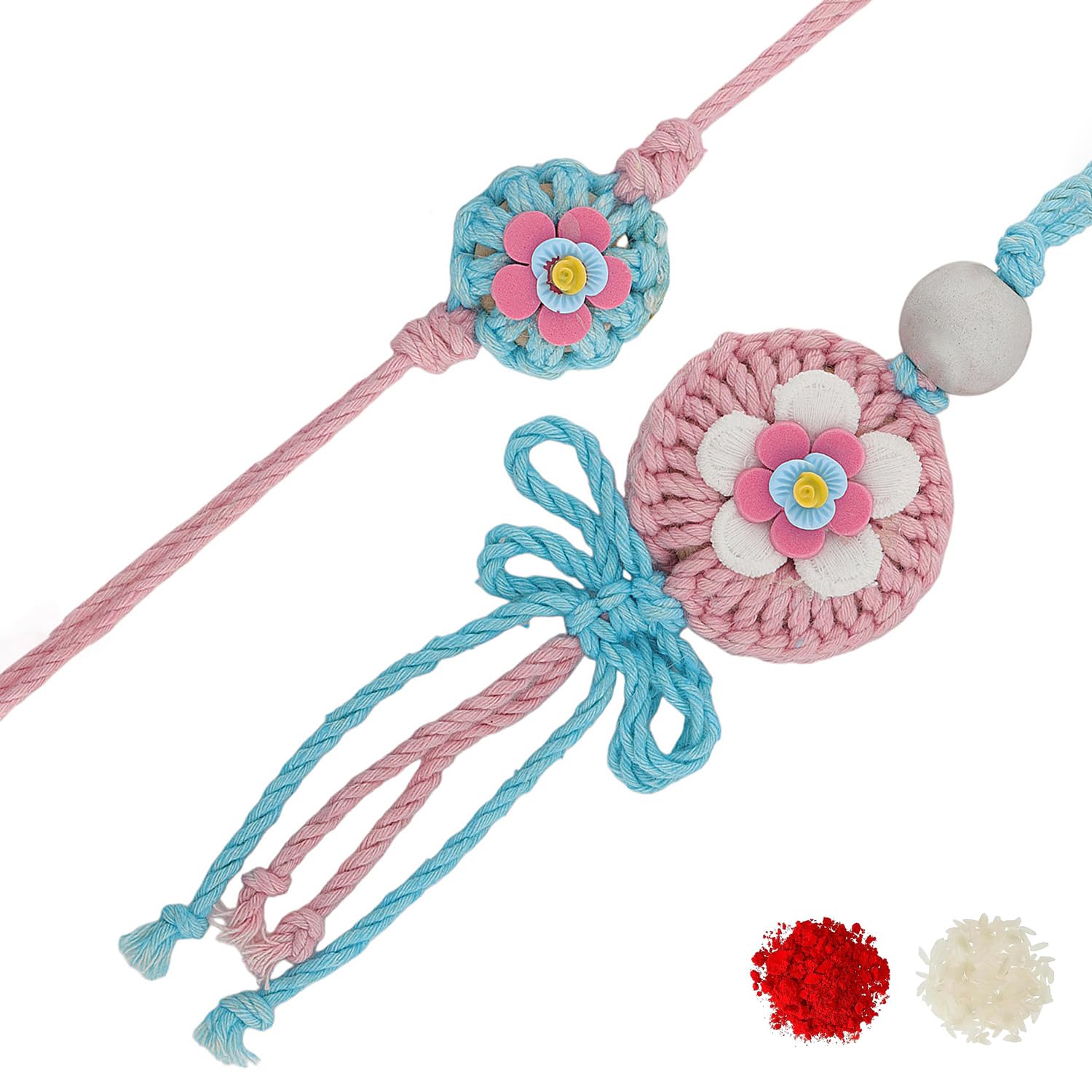 VOYLLA Handwoven Floral Crochet Rakhi For Brother And Bhabhi|Lumba Rakhi| - Review, Price and Buying Guide