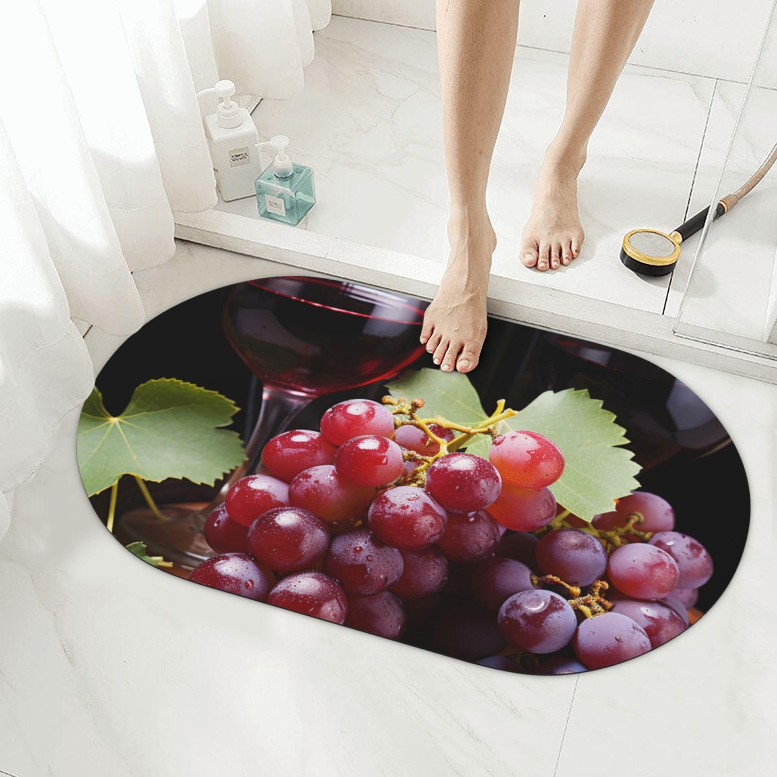 Tapis de douche diatomite super absorbant séchage ultra rapide