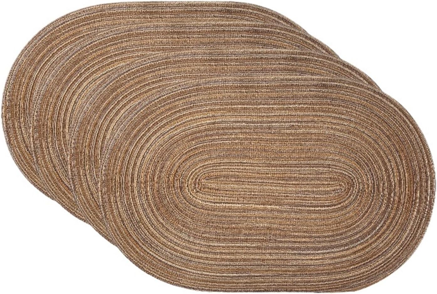 Placemats Set of 4,Heat pad,Place Mat Washable Table Mats for Kitchen Dining Table Mixed Color Non-Slip Place mats(Brown)