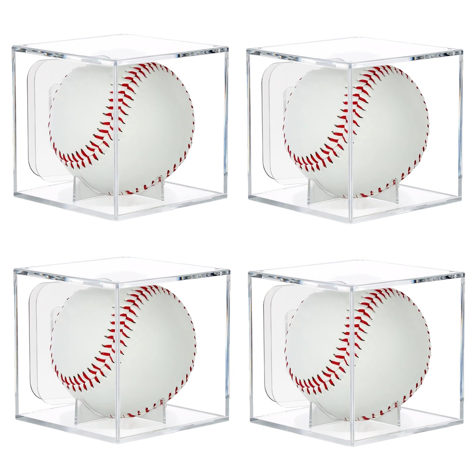 Support de Boîte de Stockage Anti-Poussière pour Balle de Tennis et Baseball - Présentoir 8cm