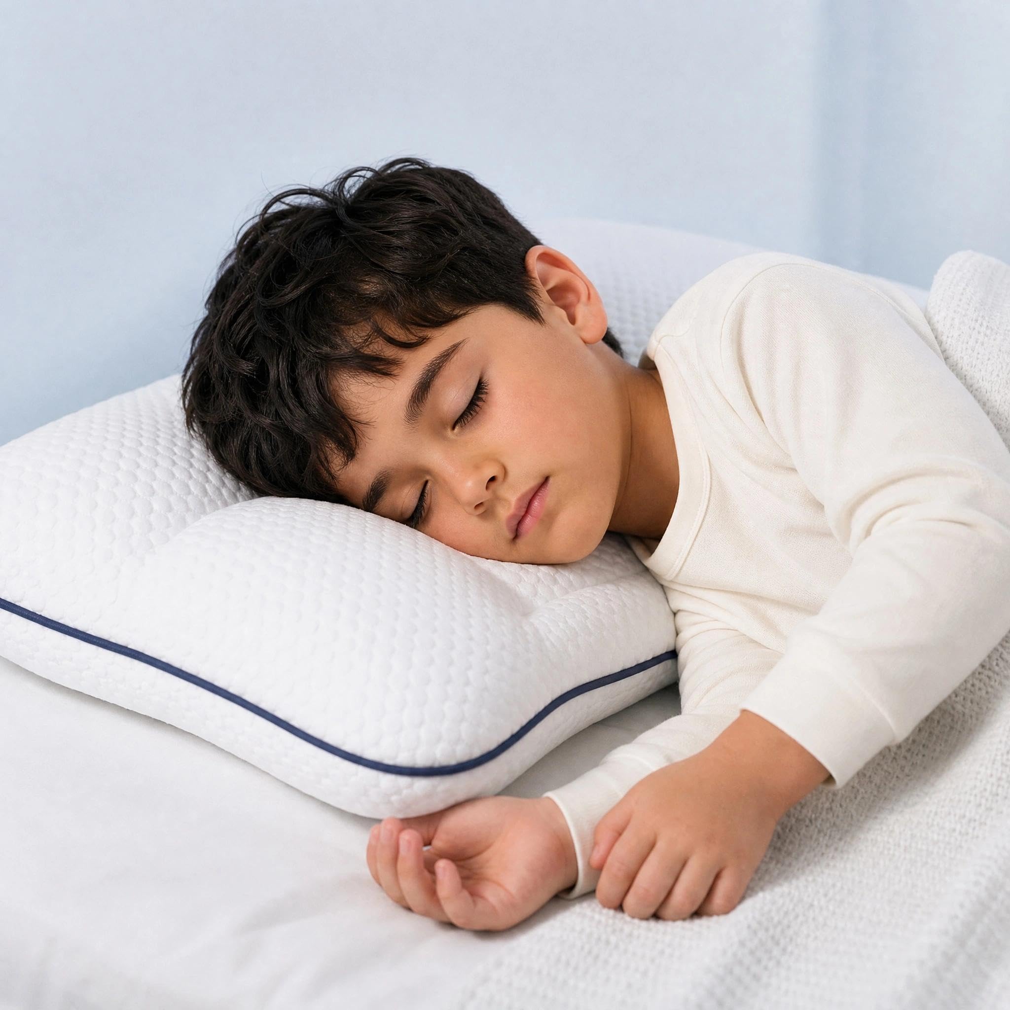 Sereniakids Cuscino Bambini 1-18 Anni, Supporto Zonato，H2 [3-8 anni]