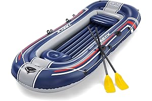 20 Foot Inflatable Speedboat: Hydro-Force Inflatable Raft Set for Kids and Adults