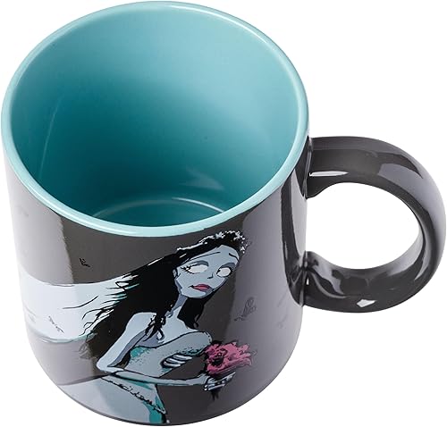 Miniatura 18 de Silver Buffalo Chucky Friends Til The End Scary - Taza de cerámica, 20 onzas Chucky Friends hasta el final,Mango esculpido de novia cadáver,Novia