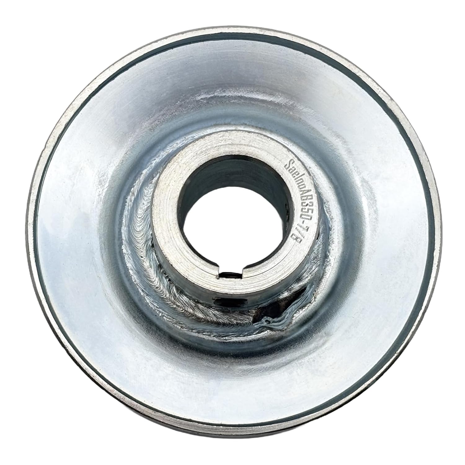 AB350-7/8 Single Groove Web Sheaves,v Belt Pulley 7/8 inch bore 3.5" OD,Motor Pulley Carbon Steel for A B 5L 4L V-Belts