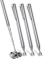 Vista 16 de Patelai 2 Piezas Herramientas Telescópicas de Recogida Magnética Agarradoras Herramientas de Alcance con Clip de Bolsillo 25 Pulgadas Imán