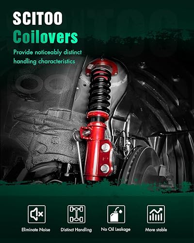 Miniatura 2 de SCITOO Suspensiones helicoidales Kits de amortiguadores amortiguadores de montaje amortiguadores para 2005-2010 para Chrysler 300/2009-2010 para