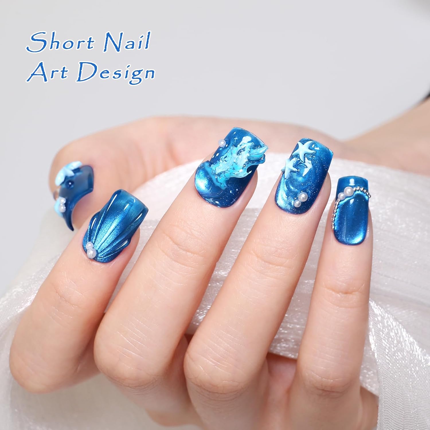 Summer Limited Edition Cat Eye Gel Nail Polish Kit - 6 ColorS,10ml Each, Soak Off UV LED Gel Polish, Chip Resistant, Long Lasting 28+ Days, Easy Self-Leveling, Salon Quality DIY Manicure