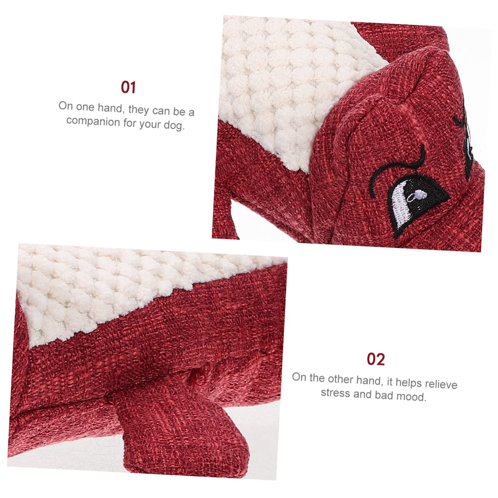 minkissy 5 piezas de juguete de peluche para perros juguetes chirriantes para mascotas juguete de peluche para masticar para mascotas juguete de muñeca juguete de peluche para masticar juguetes de