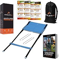 Vista 1 de Agility Training Equipment Set for Proffesional Training, Adults, Youth & Kids. Soccer & Footbal Training Set with Fixed-Rung Ladder - Enhance