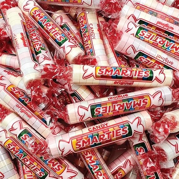 Original Candy Rolls, Bulk 2 lb Bag, 128 Servings, Assorted Colors, 25 Calories per Roll