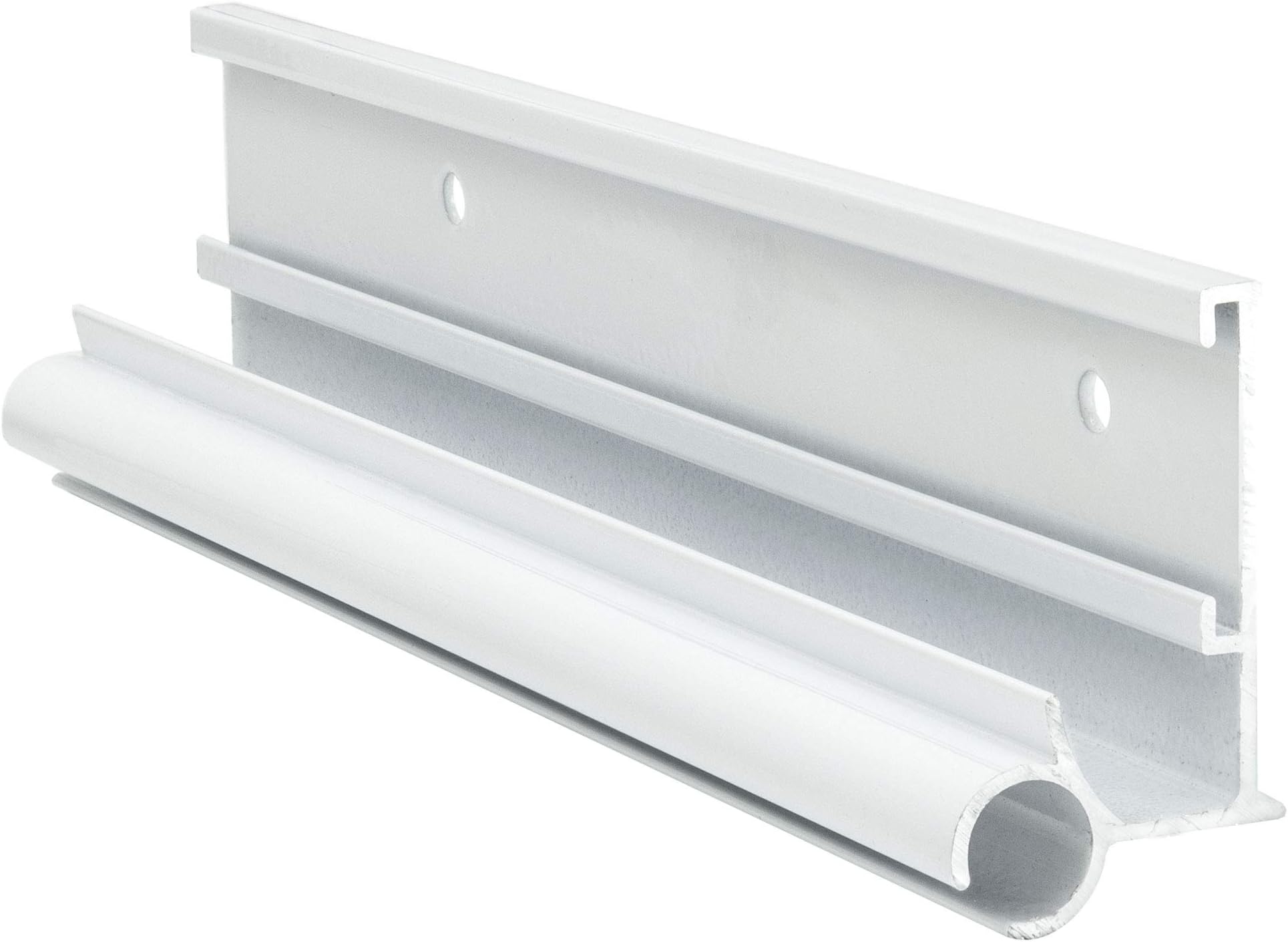 RecPro RV Awning Trim with Gutter | 92" Length | Aluminum | Made in USA (2 Trim Pieces, White)