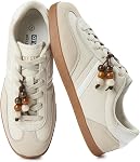 LUCKY STEP Women's Fashion Retro Sneakers Casual Trendy Walking Shoes Non Slip Comfortable Classic Running Sneaker