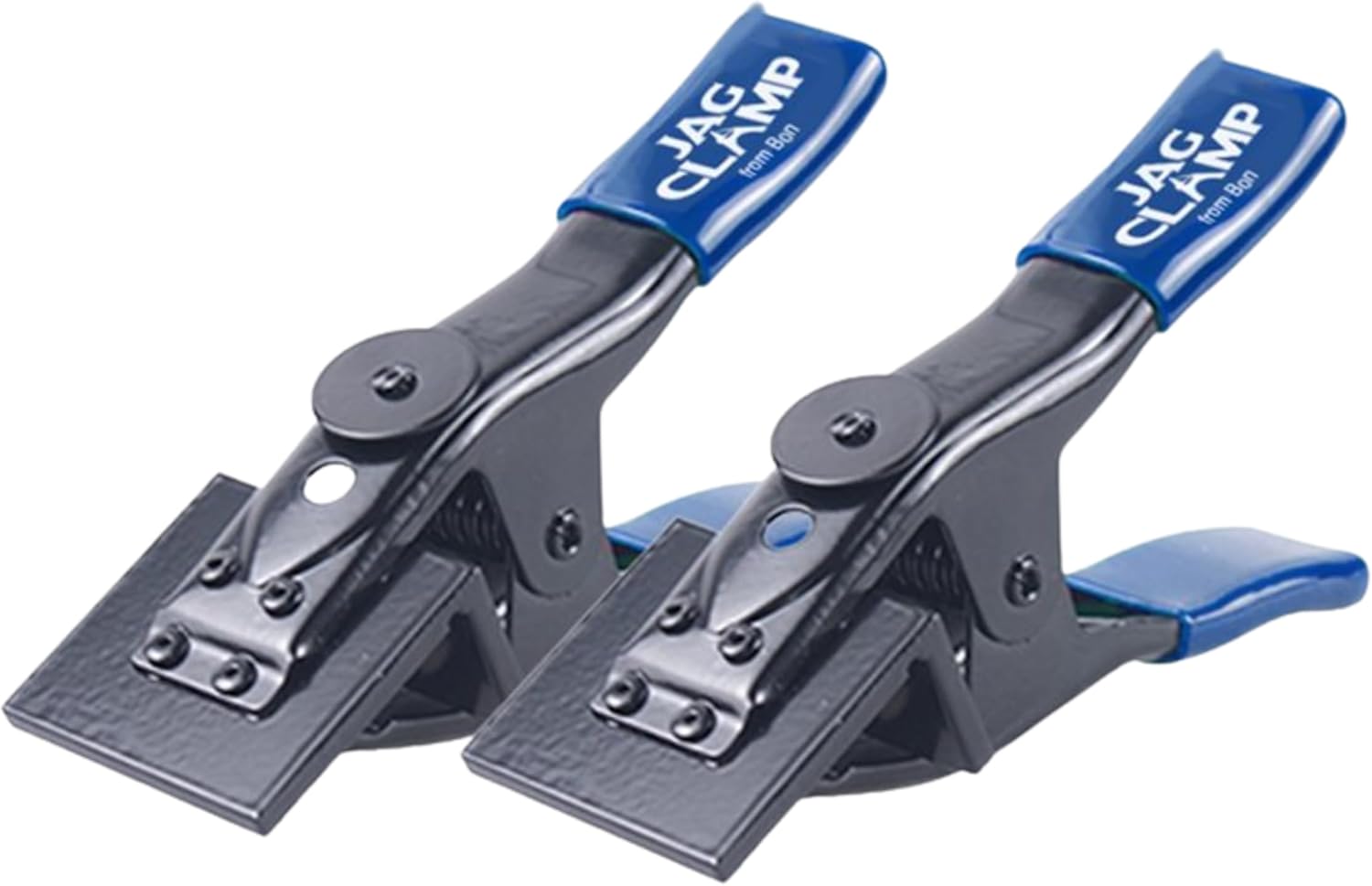 BonTool Jag Clamp Line Holders (Pair) - Heavy-Duty Mason Line Clamps for Brick, Block & Fence - Secure Vertical/Horizontal String Control