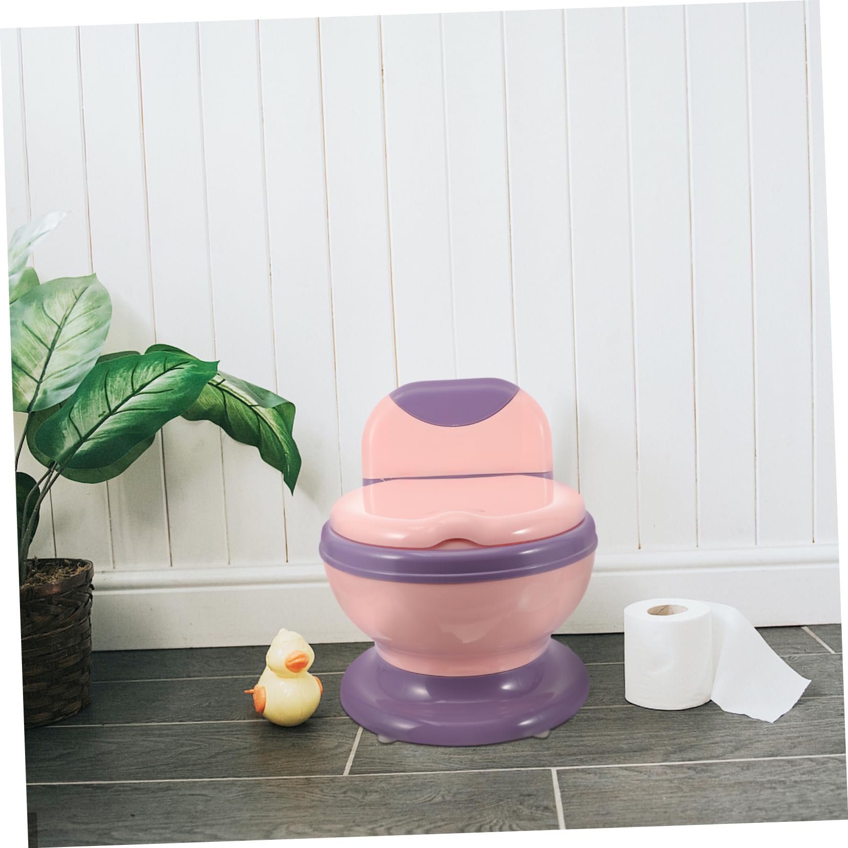 Homoyoyo Vasino Per Ragazzo Ragazza Ragazza in Materiale Resistente Vasino Portatile Leggero e Facile Da Pulire Seduta Comoda e Design Realistico Per Apprendimento Dei Piccoli